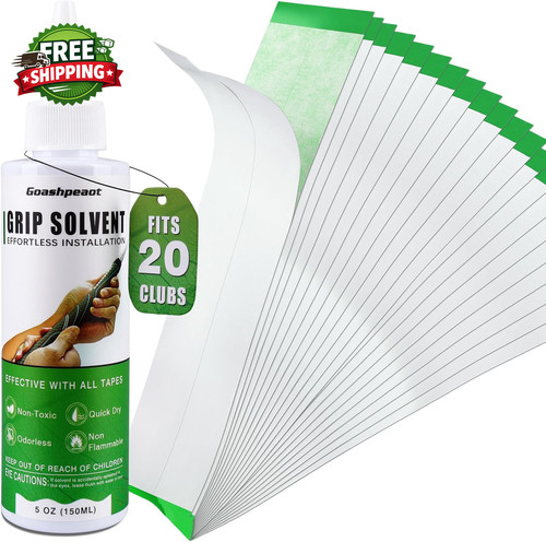 Golf grip solvent and - solvent,